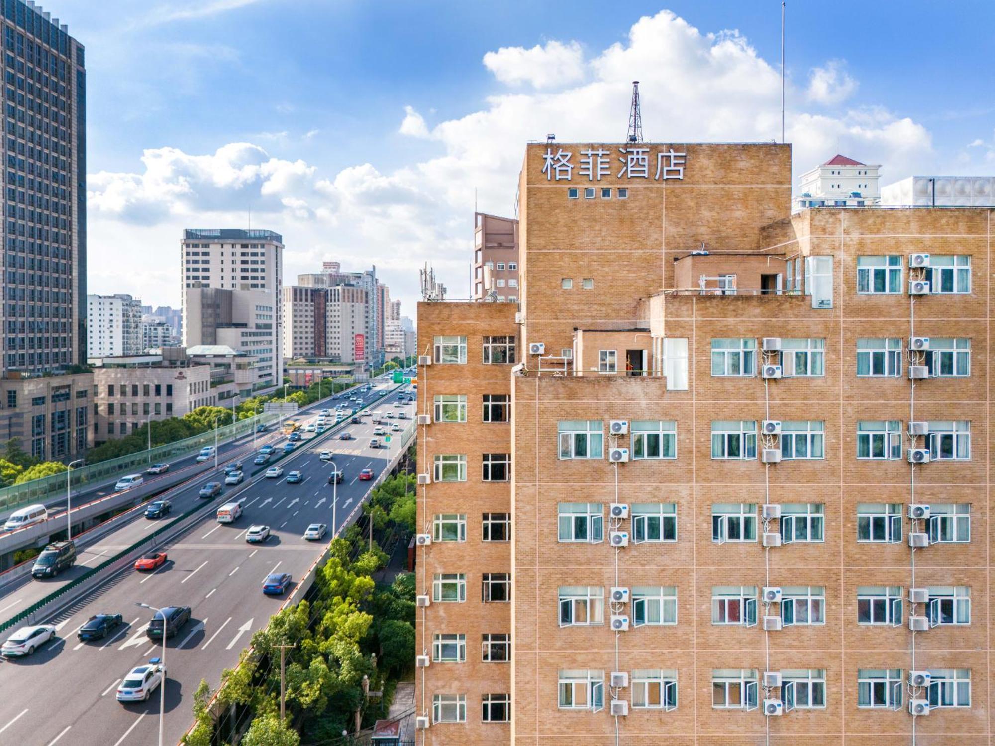 Vx Hotel Shanghai Yixian Road Dabaishu Exterior foto